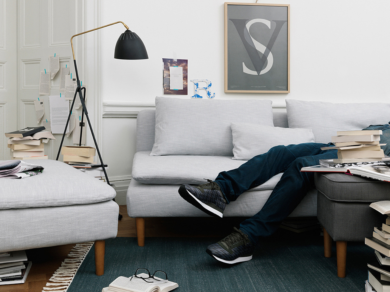 Carl 170 Ash natural - Furniture leg in ash wood