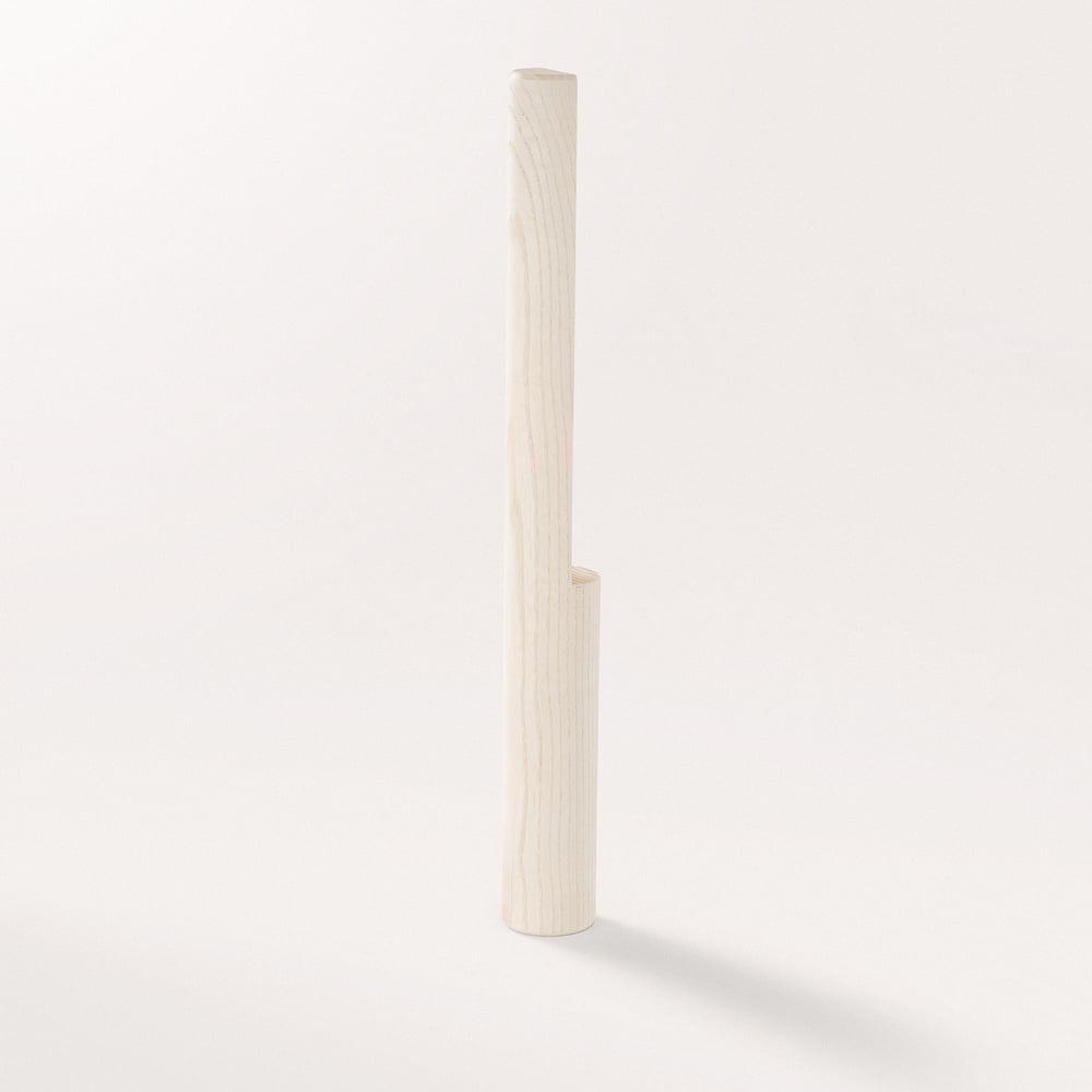 Folke Tall 170 Ash natural - Möbelben i ask trä