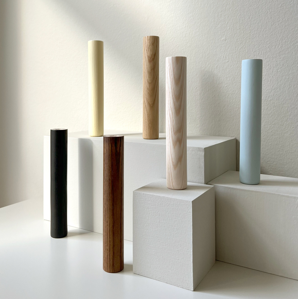 Sven 170 Trofast Furniture leg in ash wood